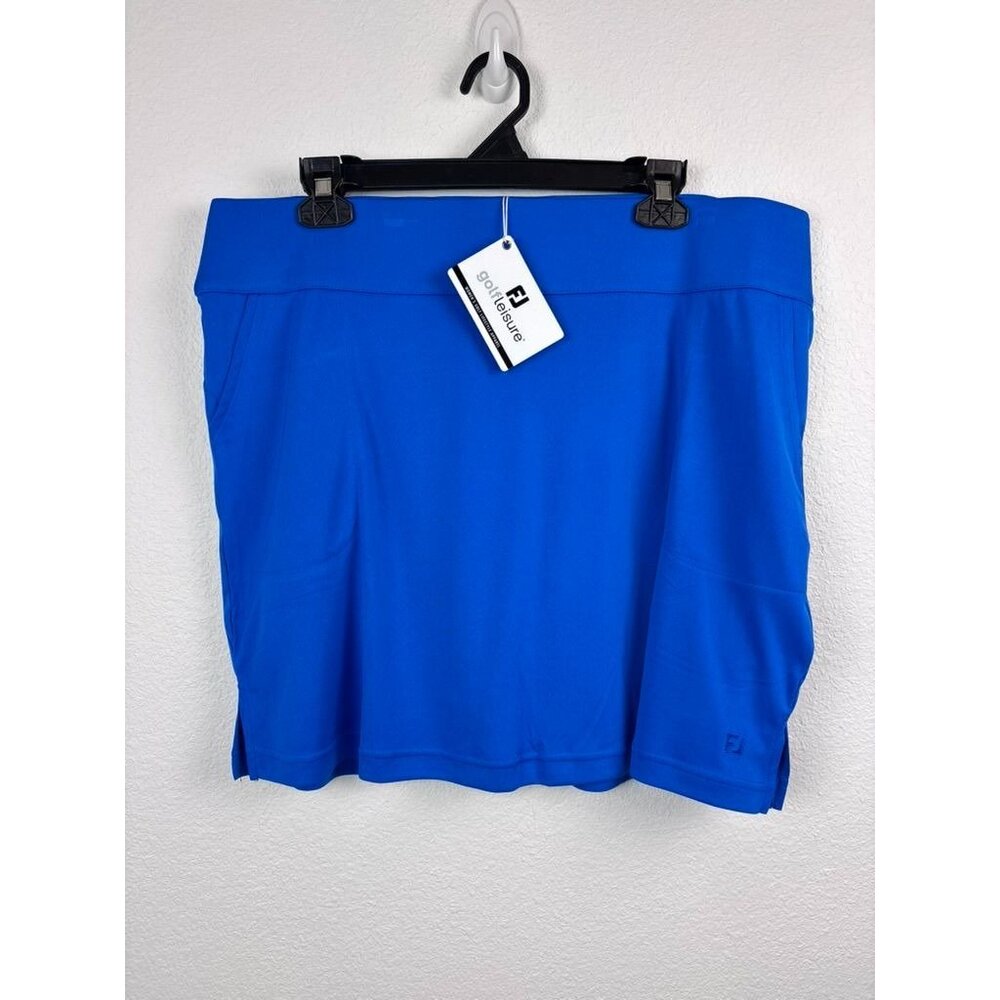 Foot Joy women's XL royal blue athletic golf skort skirt athleisure‎ tennis NWT